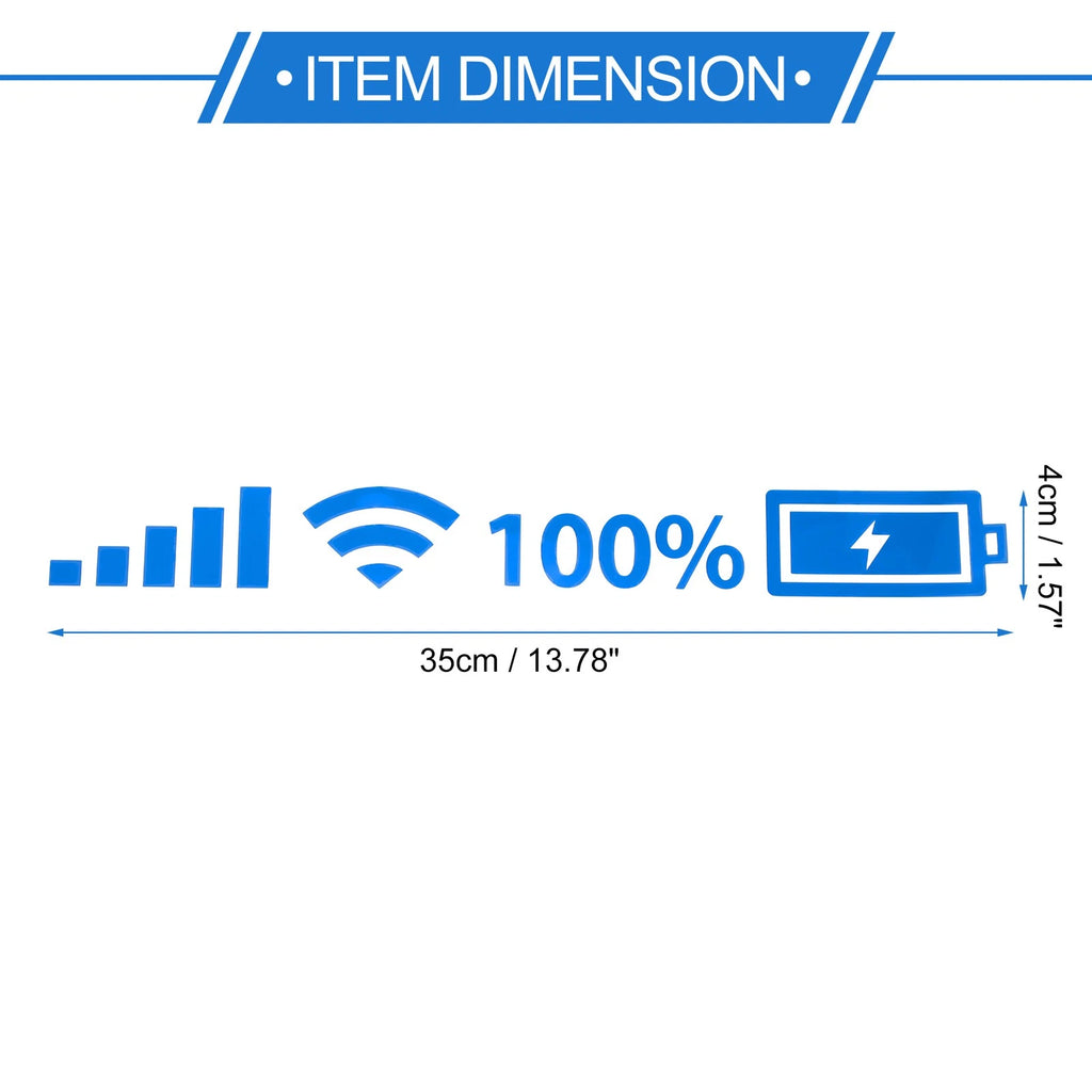 Reflective Bumper Decal for WiFi Signal (2010–2023)