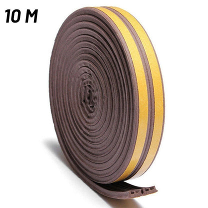2X Self-adhesive Seal Strip Frames Foam Draught Excluder Weather Door