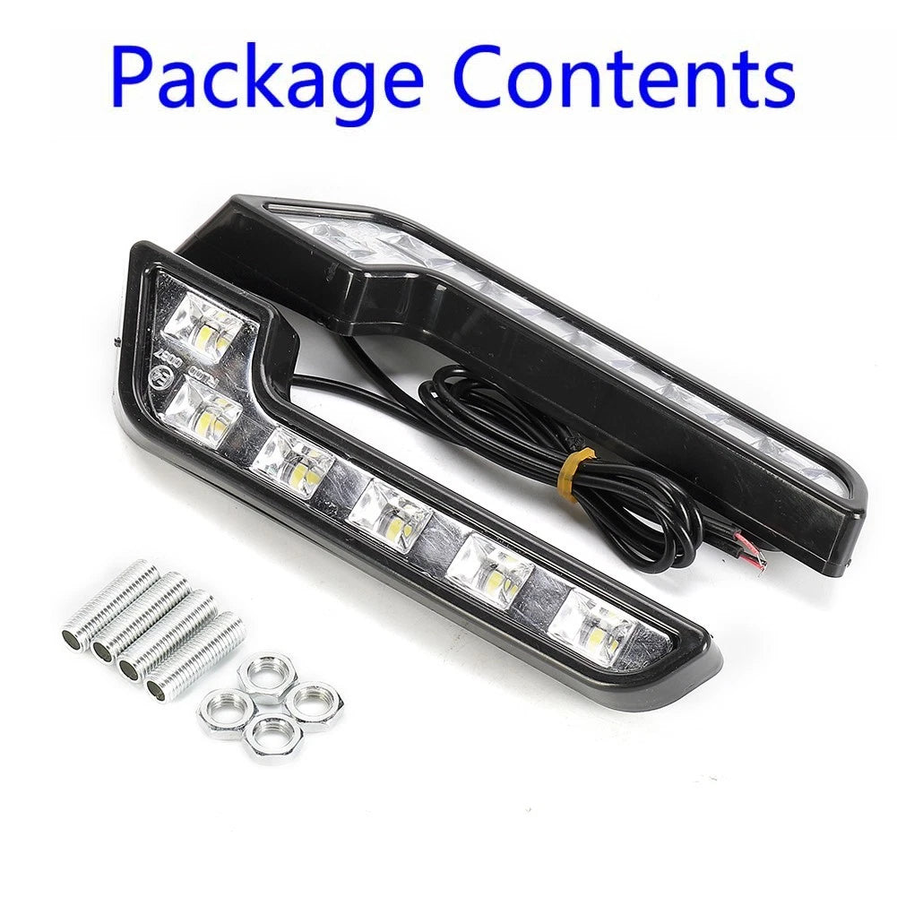 L Shaped Fog Lights for - Super White, Waterproof