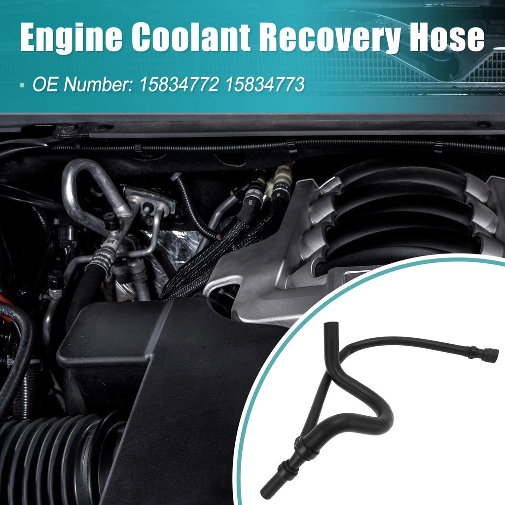 Radiator Overflow Tank Hose Replacement for Chevrolet GMC Yukon (1997–2014)