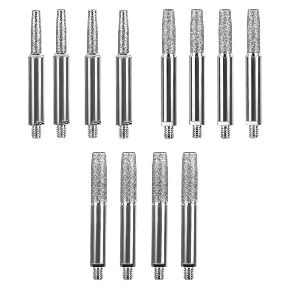 12X Carbide Cutter Set for Hand Crank Chainsaw Chain Sharpening