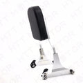 Flame Detachable Backrest Sissy Bar Chrome for Harley FXST FXSTB FXSTS (2000–Present)