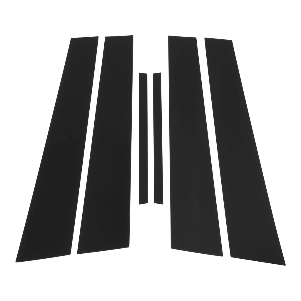 6 Pcs Pillar Window Trim Replacement for Dodge Charger (2011–2021) Black