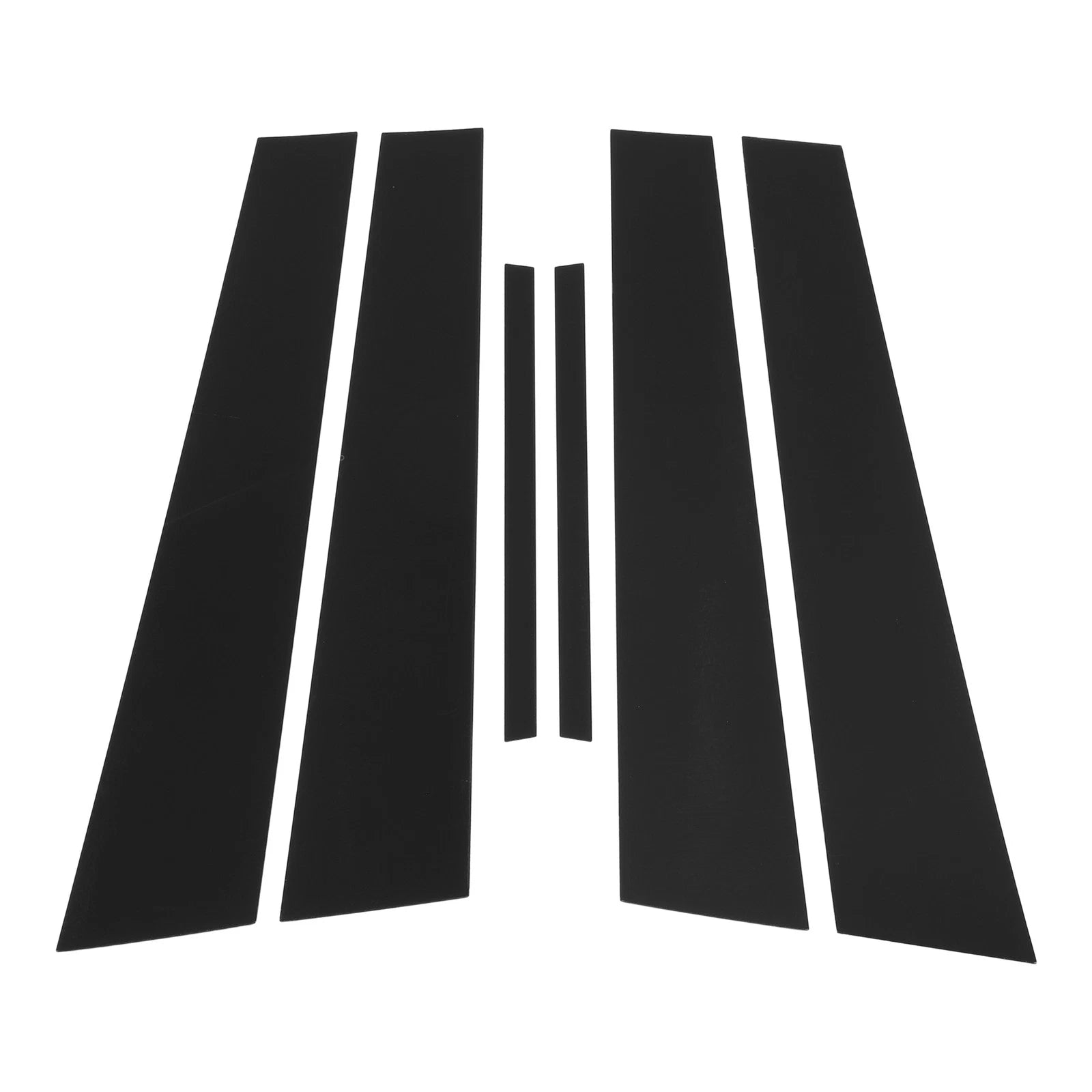 6 Pcs Pillar Window Trim Replacement for Dodge Charger (2011–2021) Black