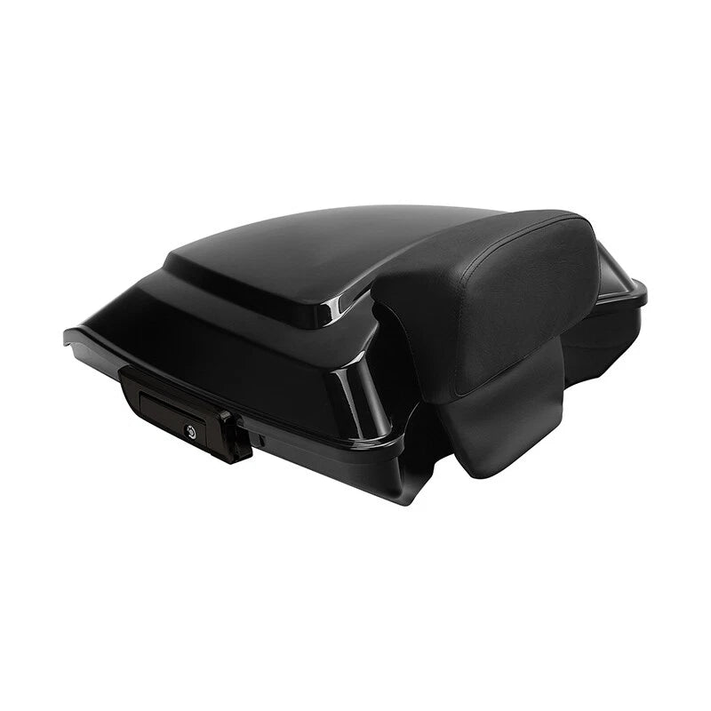 Black Razor Trunk Backrest Pad for Harley Touring (2014–2024)