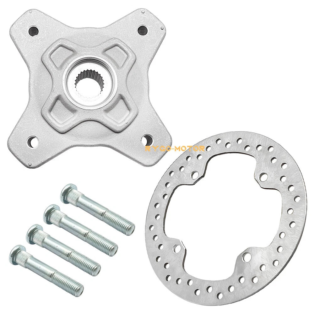Front Wheel Hub & Brake Rotor w/Studs for Polaris Sportsman 550 850 1000 (2009–2021)