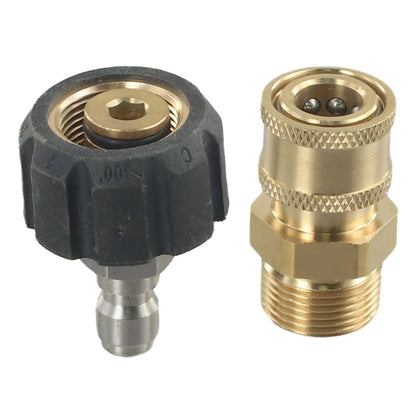 Pressure Washer Adapter Fitting Kit for M22 Thread Connection (No Years)