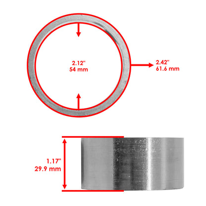 Exhaust Gasket Set Replacement for Kawasaki Ninja ZX-6R ZX636 (2016–2019)