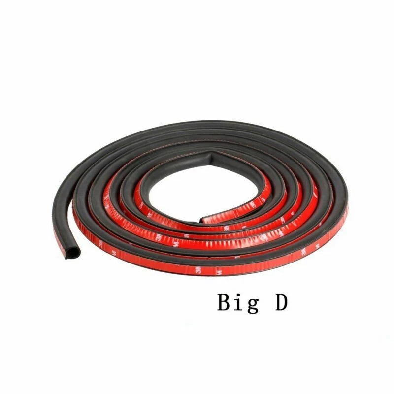 4M Auto Car Door Trunk Frame Rubber Seal Strip Waterproof Insulation Accessories