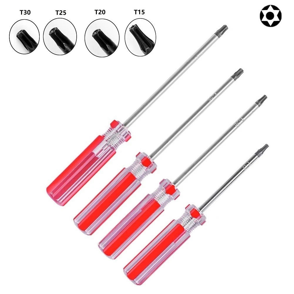 Set of 4 Screwdrivers for Wireless Controller - Chromium Vanadium Alloy Steel