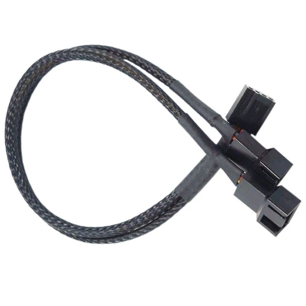 4-Pin PC Fan Extension Cable Adapter for Motherboard Fan Header