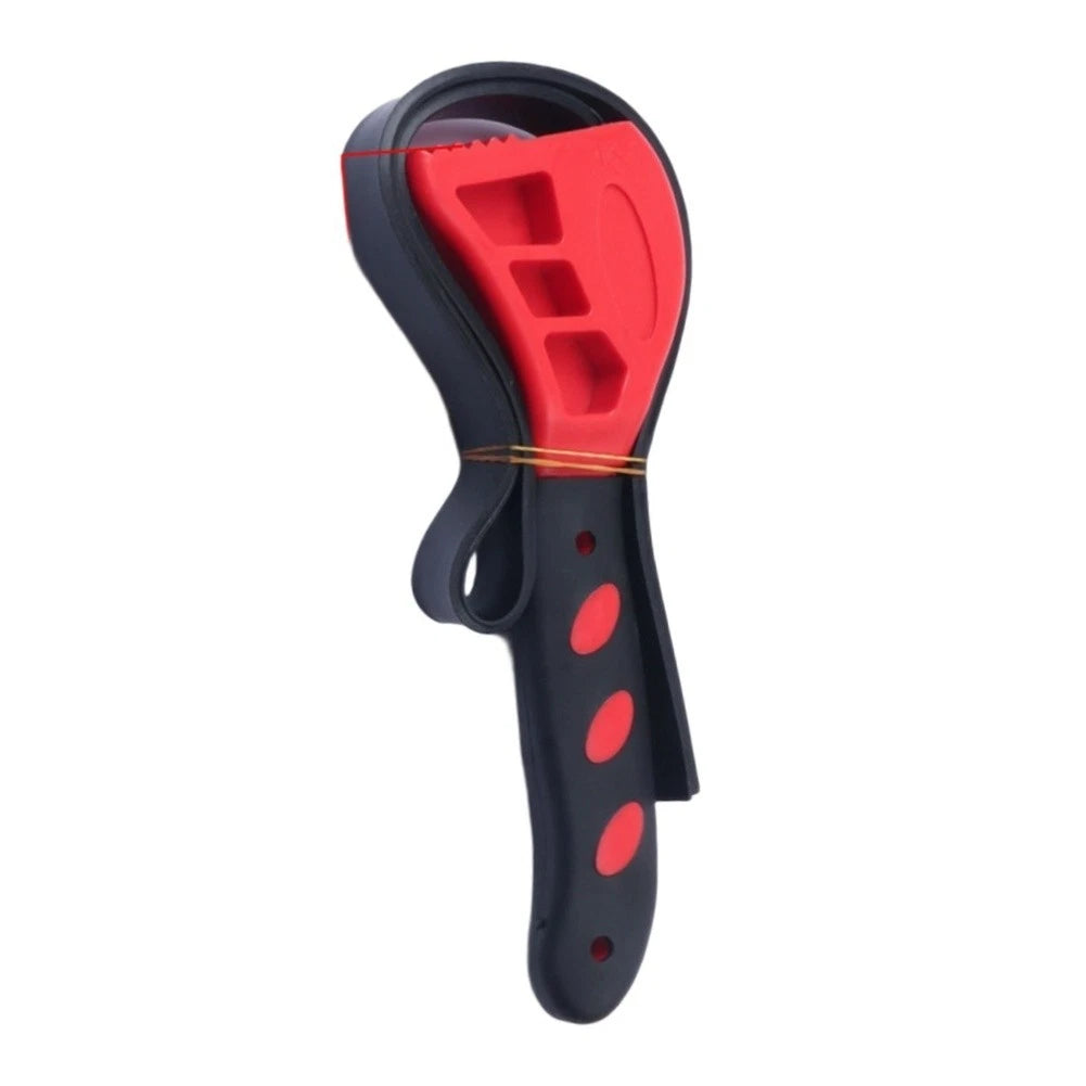 Adjustable Rubber Belt Wrench 6-8 Inch Multi-Use Tool for Mechanics