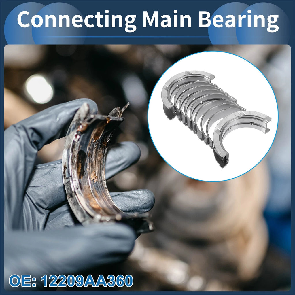 Main Bearing Set Replacement for Subaru Impreza (2000–2014) 10 Piece