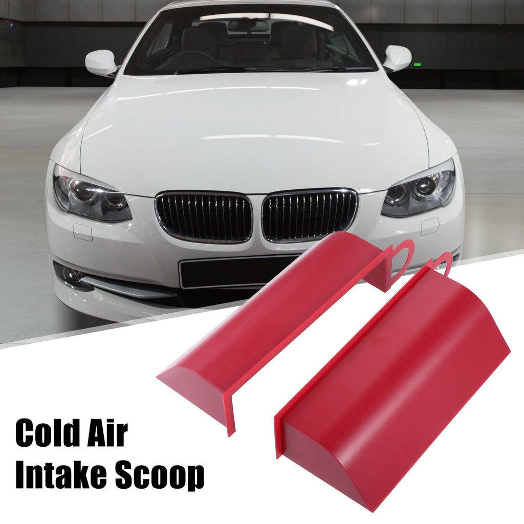 2PCS Hood Dynamic Cold Air Intake Scoop Replacement for BMW 3 Series E90 (2005–2012)