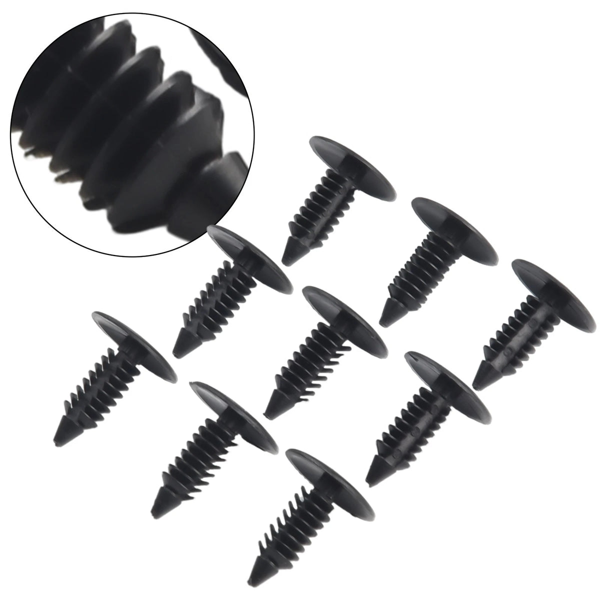 100Pcs 8mm Hole Car Clips for Fender Bumper Shield Retainer Push Pins