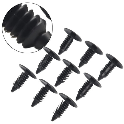 100Pcs 8mm Hole Car Clips for Fender Bumper Shield Retainer Push Pins