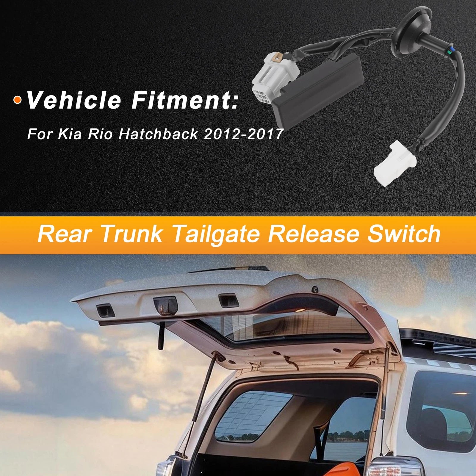 Tailgate Trunk Release Switch for Kia Rio Hatchback (2012–2017) No. 812601W230