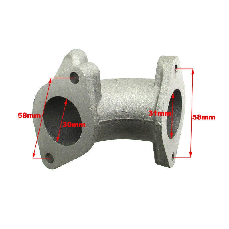 30mm Carburetor Intake Manifold for ZS190 190cc PIT PRO (Year Range)