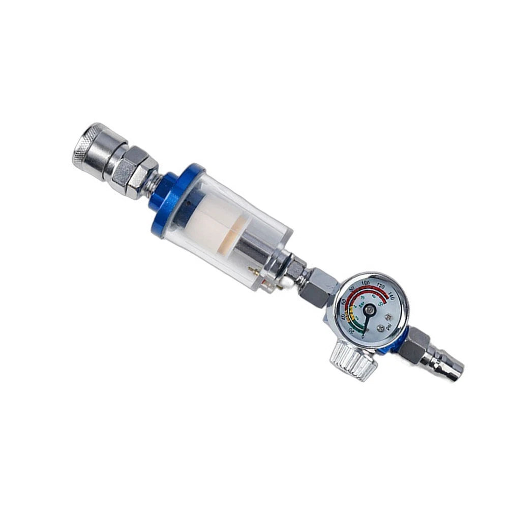 Copper Element Air Filter with Integrated Pressure Regulator and Gauge
