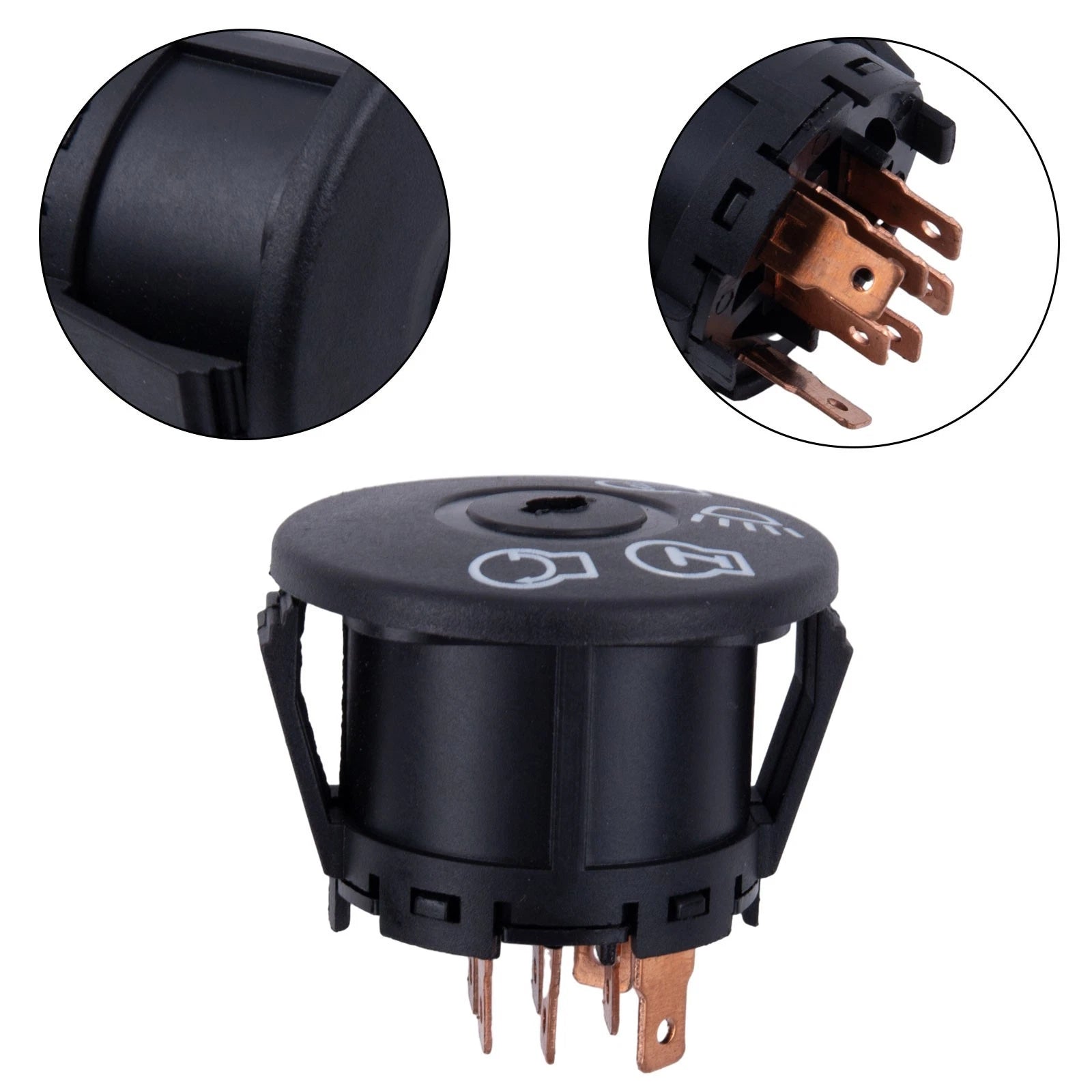 Ignition Key Switch for Step Thru Frame Tractors (Exact Fit)