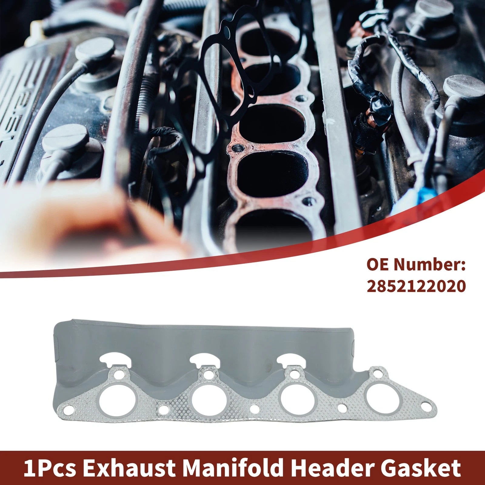 Exhaust Manifold Header Gasket Replacement for Hyundai Accent (1998–2005)