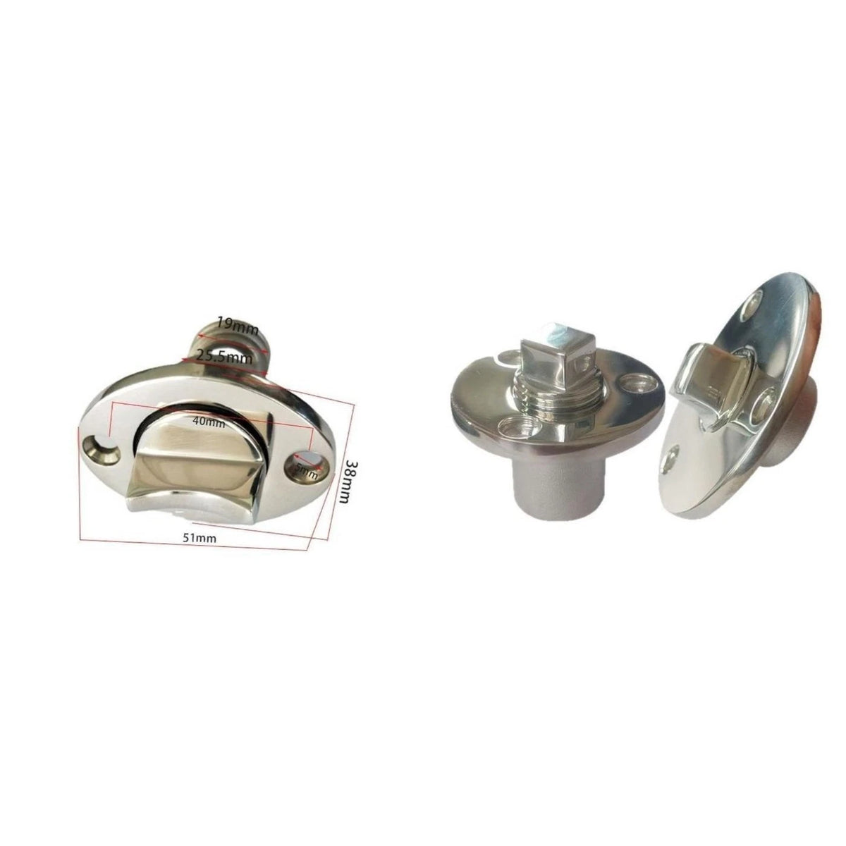 Stainless Steel Boat Drain Connector for Yachts
