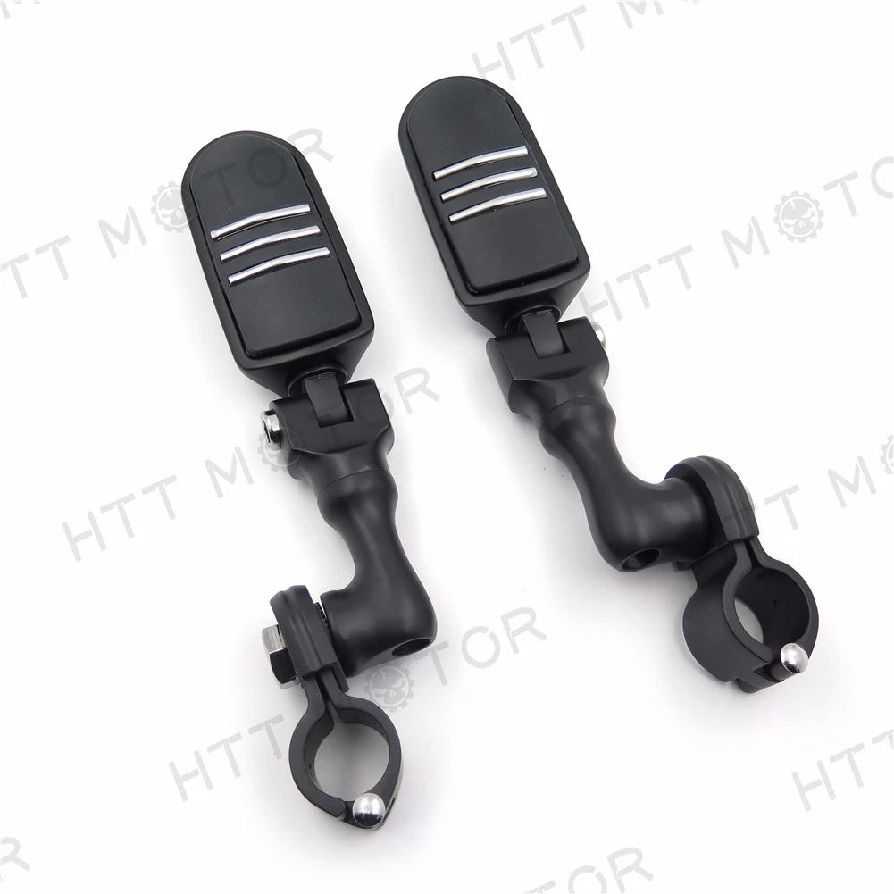 HTTMT Adjustable Foot Peg for Triumph Rocket (1" 25mm, Black)