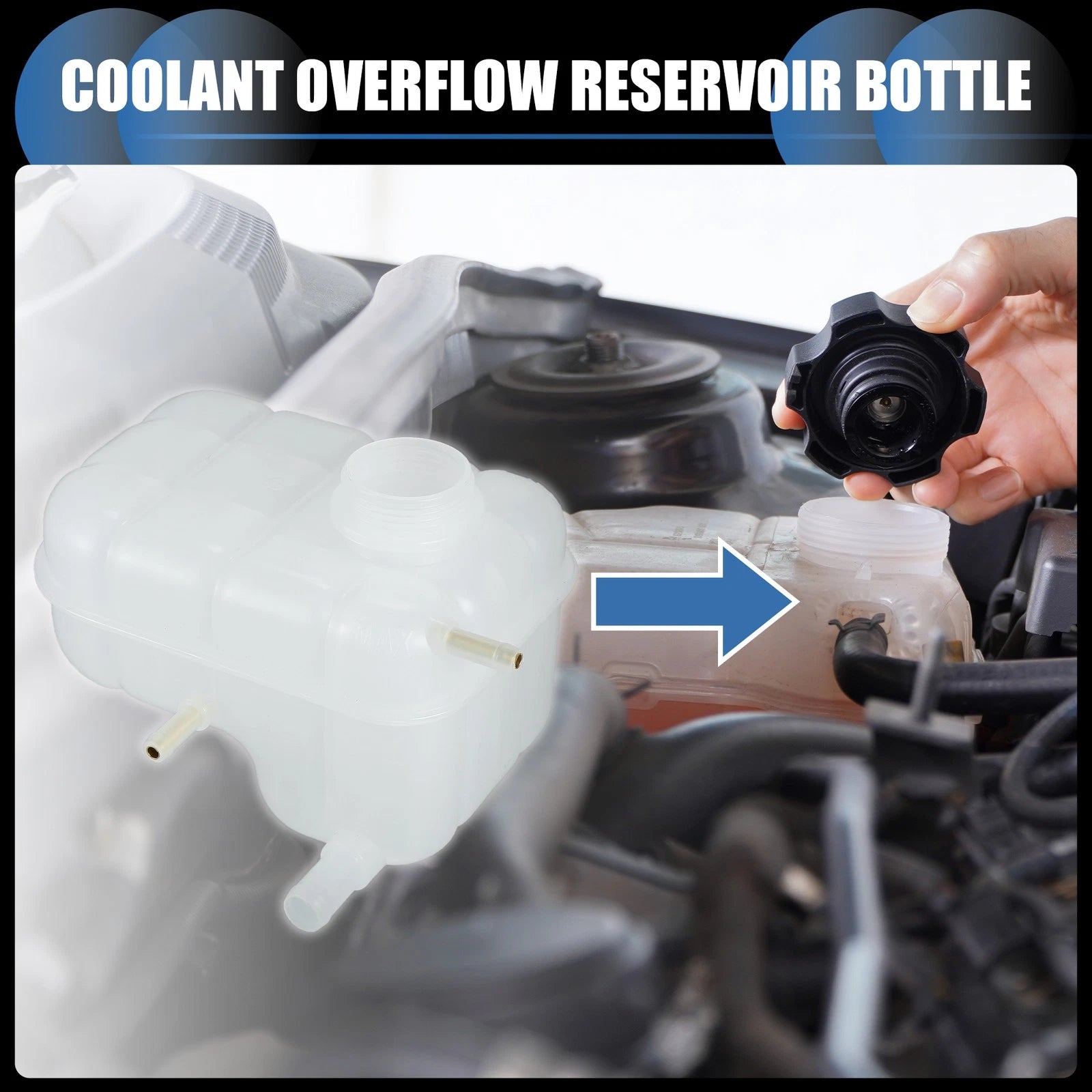 Coolant Expansion Overflow Tank Replacement for Chevrolet Optra (2004–2005)