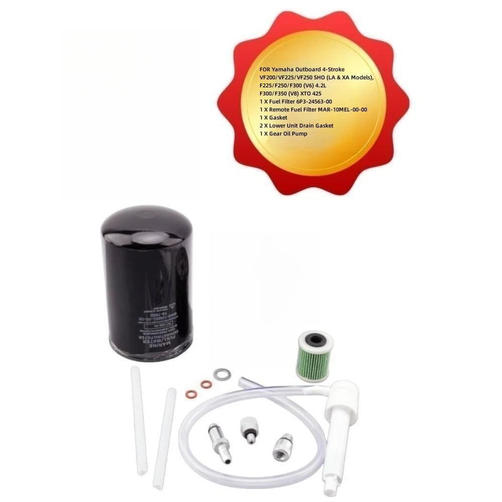 Outboard Oil Change Kit for Yamaha 200 225 250 300 HP (2000–2023)