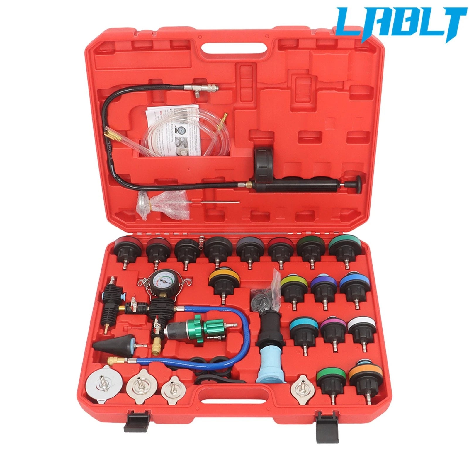 33pcs Radiator Pressure Tester Kit for Universal Cooling System
