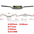 7/8" Aluminum Sport Bend Handlebars for ATV (Fits )