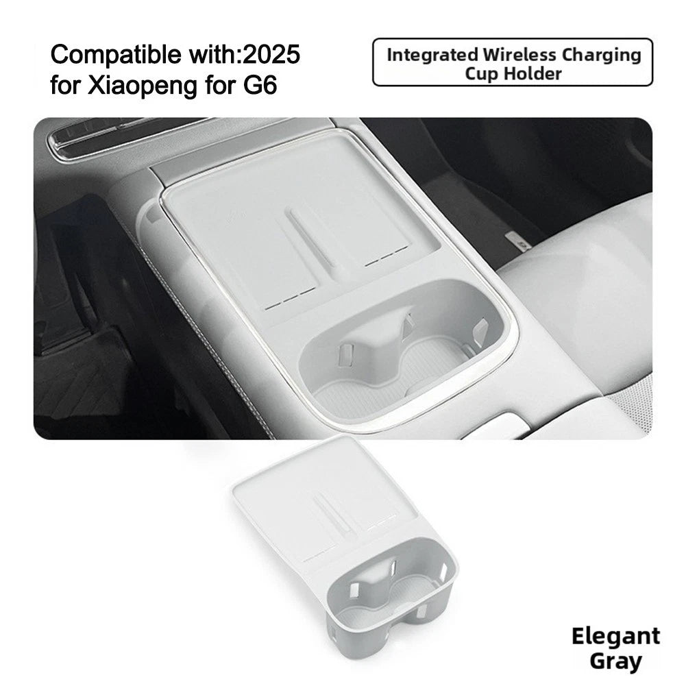 Car Charging Mat with Cup Holder for XPeng G6 (2023–2023)