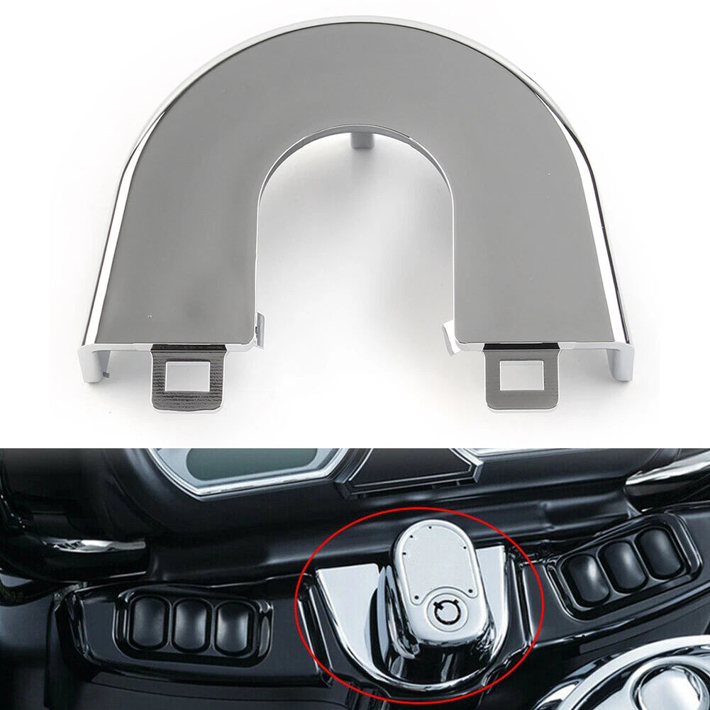 Ignition Switch Panel Trim For Harley Road Glide 2015-2021 2016 2017 Chrome