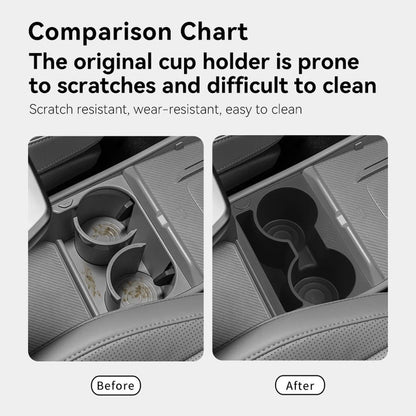 Anti Slip TPE Car Cup Holder for KIA EV3 (2024–2025)