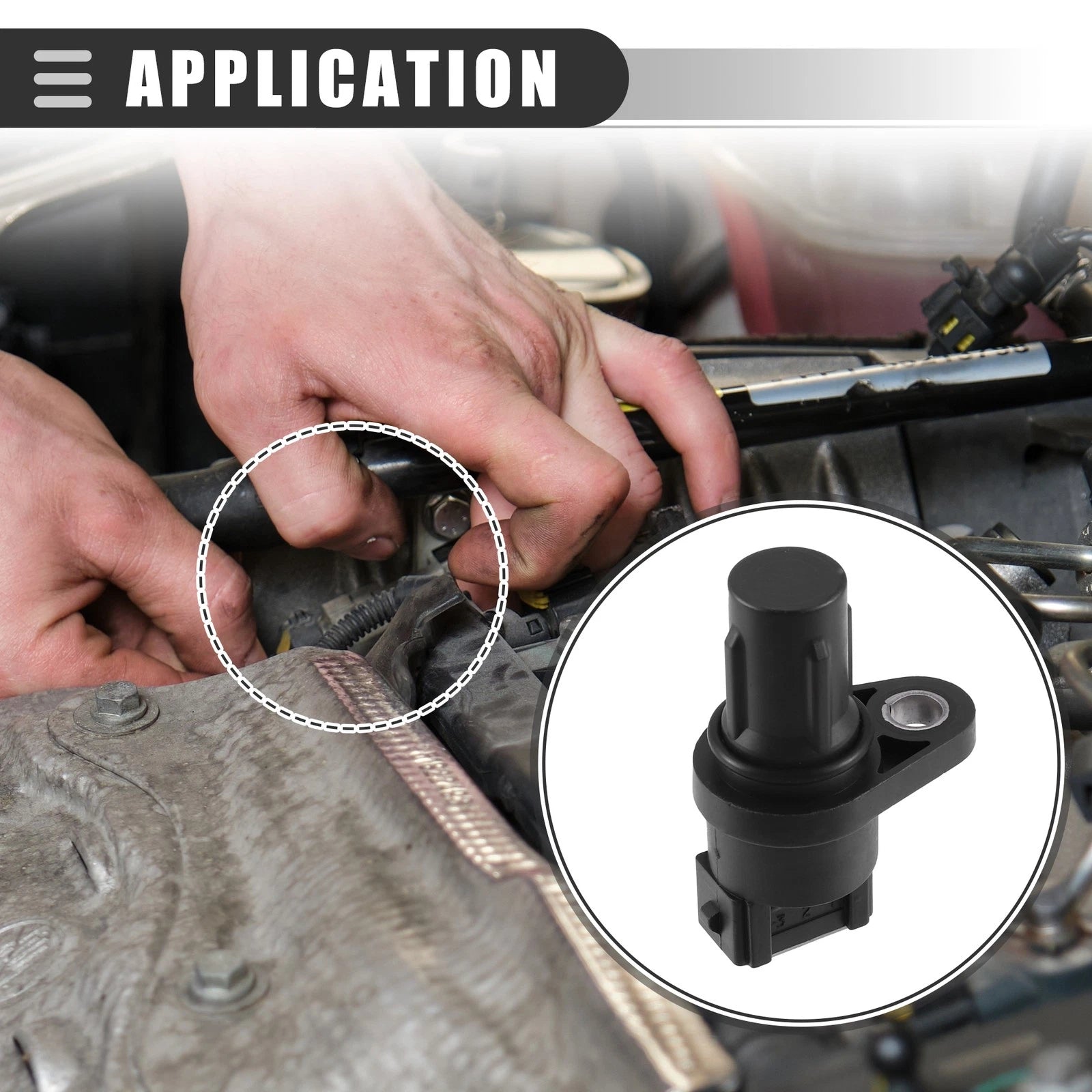 2pcs Camshaft Position Sensor Replacement for Hyundai Accent GLS (2000–2005)