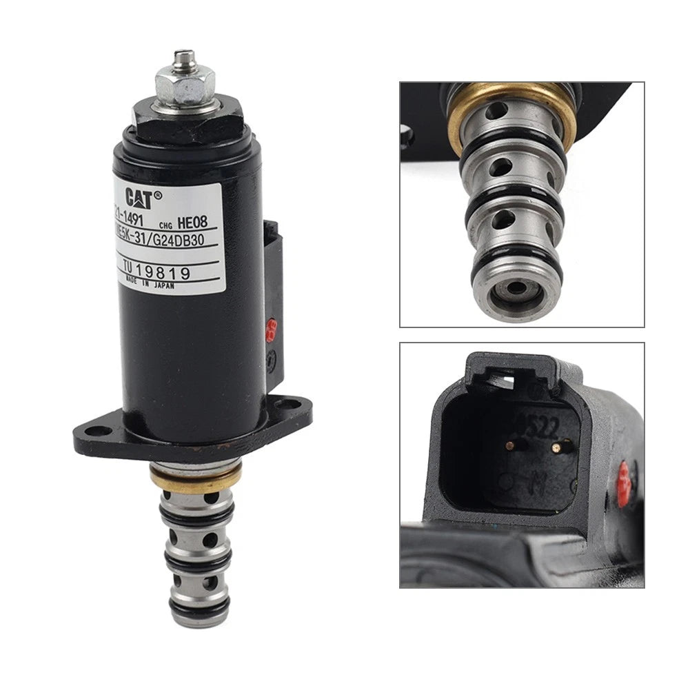 Solenoid Valve 121-1491 For Caterpillar Excavator E320B E320C E320D 315C 325C