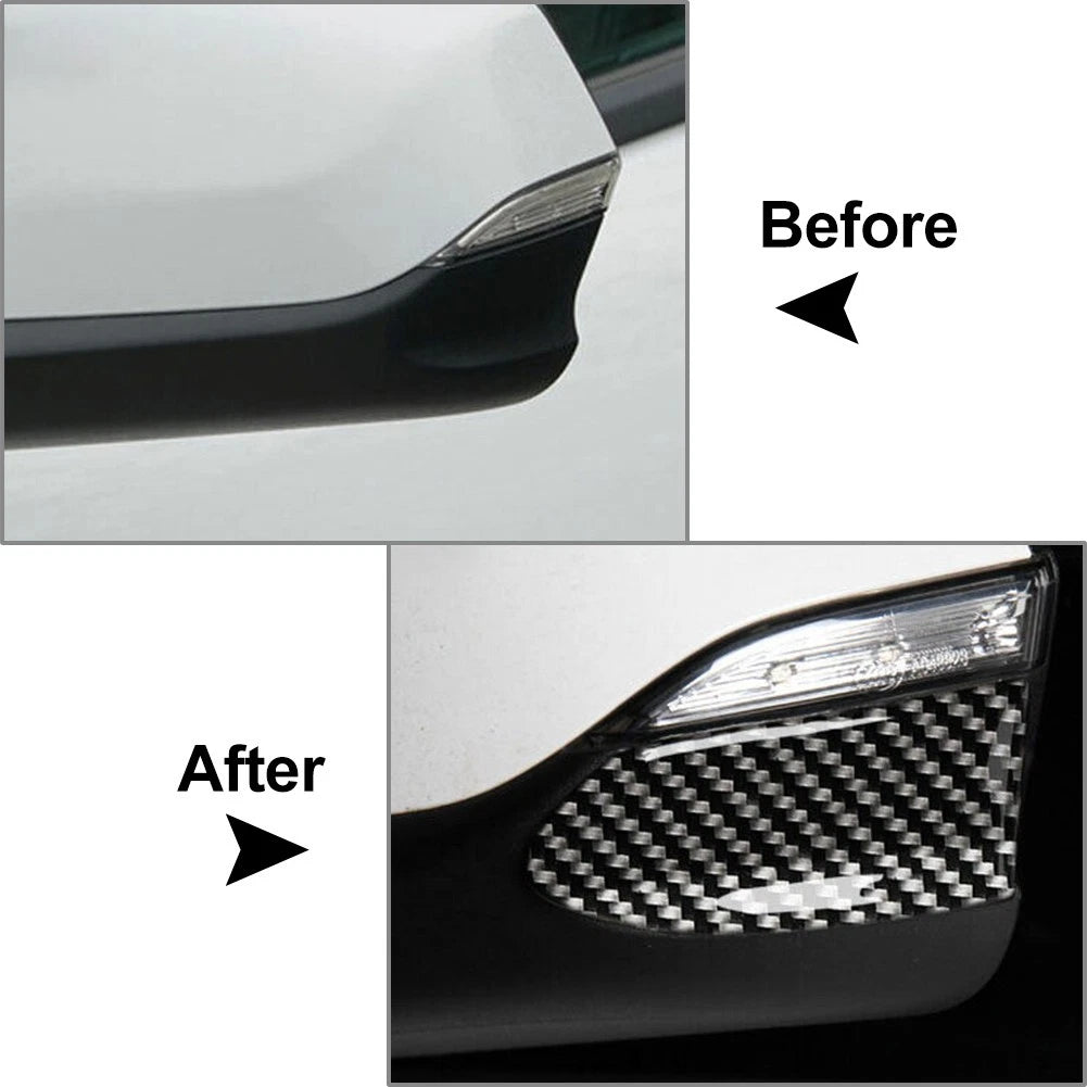 2X Rear View Side Mirror Cover Trim for Chevrolet Equinox (2018–2021)