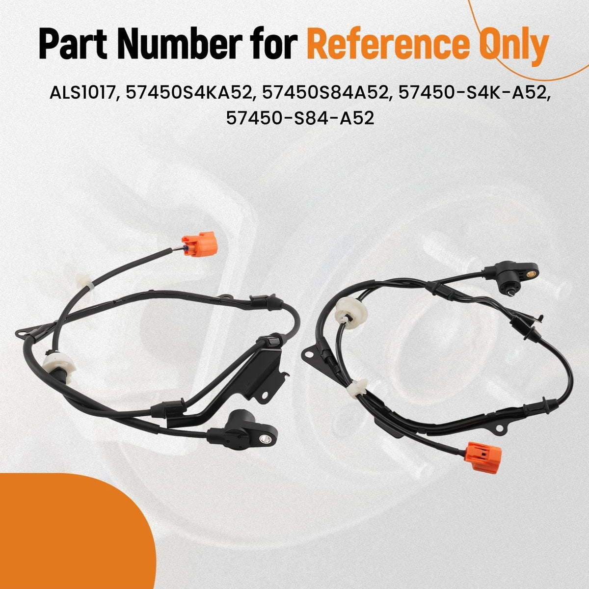 ABS Sensor Front Set of 2 for Honda Accord (1998–2002) 57455S84A52