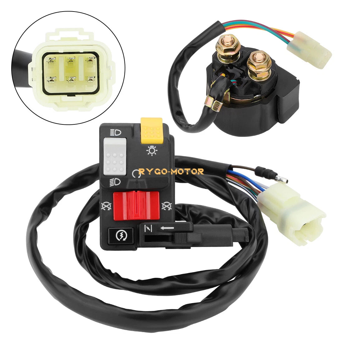 Handlebar & Starter Relay Switch for Honda Foreman 450 TRX450FM (1998–2004)