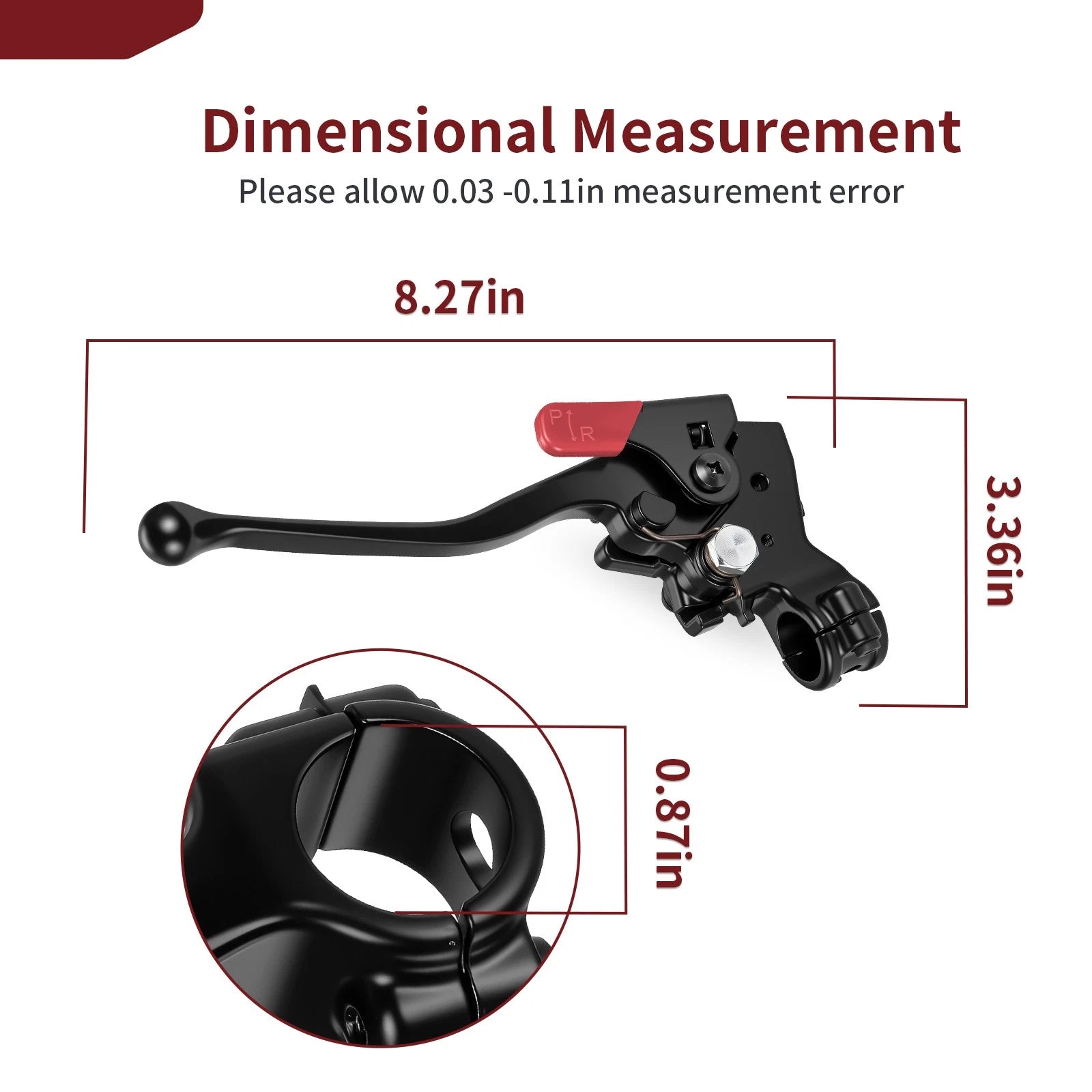 Rear Brake Lever Assembly for Honda Recon 250 TRX250TE (2016–2024) 53178-HR6-305