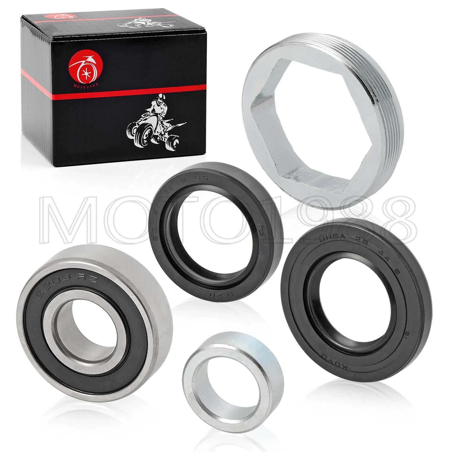 Steering Stem Bearing Seal Holder Nut Collar for Yamaha Banshee 350 (1988–2006)
