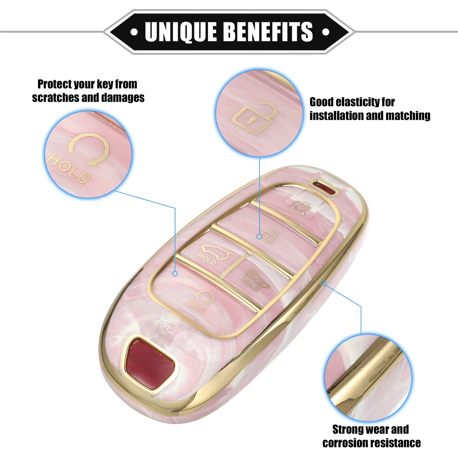 Key Fob Cover Replacement for Hyundai Tucson (2020–2022)