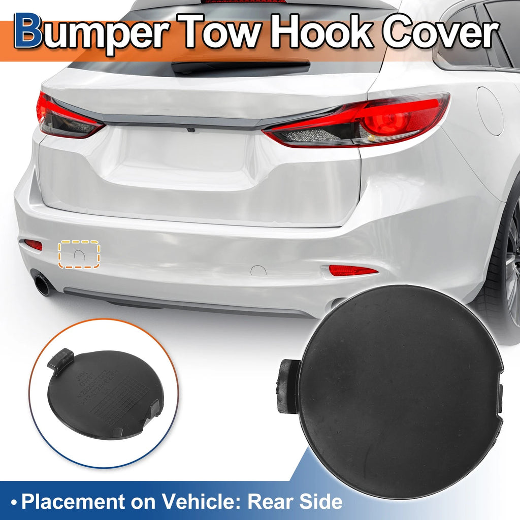 Rear Left Tow Hook Cover for Mazda 6 Atenza 2018–2021 Unpainted