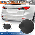 Rear Left Tow Hook Cover for Mazda 6 Atenza 2018–2021 Unpainted
