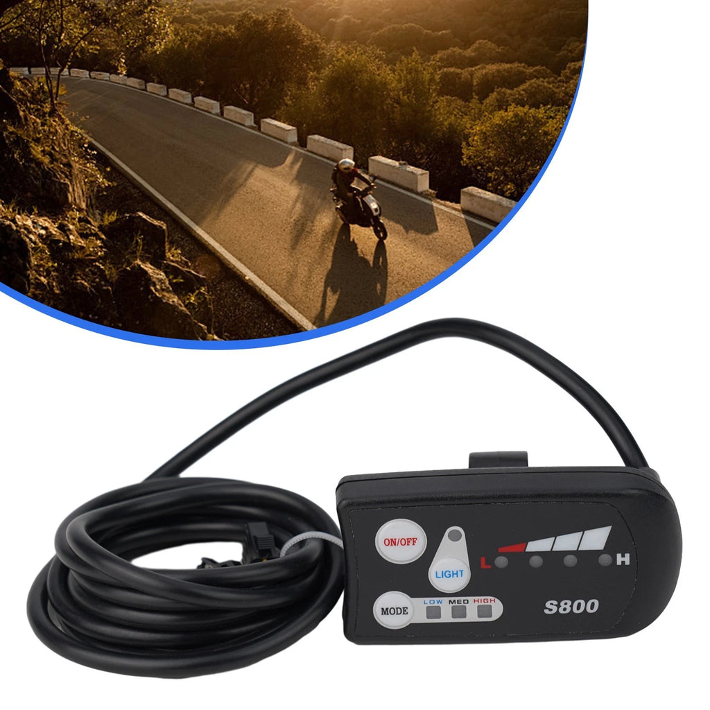 E-Bike Display Controller Kit for Practical Cycling (22.2mm Handlebar)