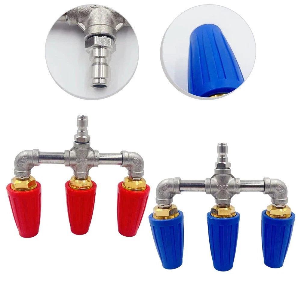 360 Rotation Turbo Nozzle for Various Cleaning Projects