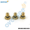 3Pcs Screw Drain for Yamaha Outboard 40-90HP (2T) (6H3-14992-00-00)