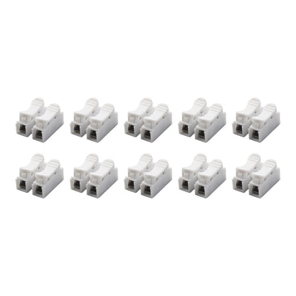 White Wire Terminal Clips for Electric Control Home Appliance Motor