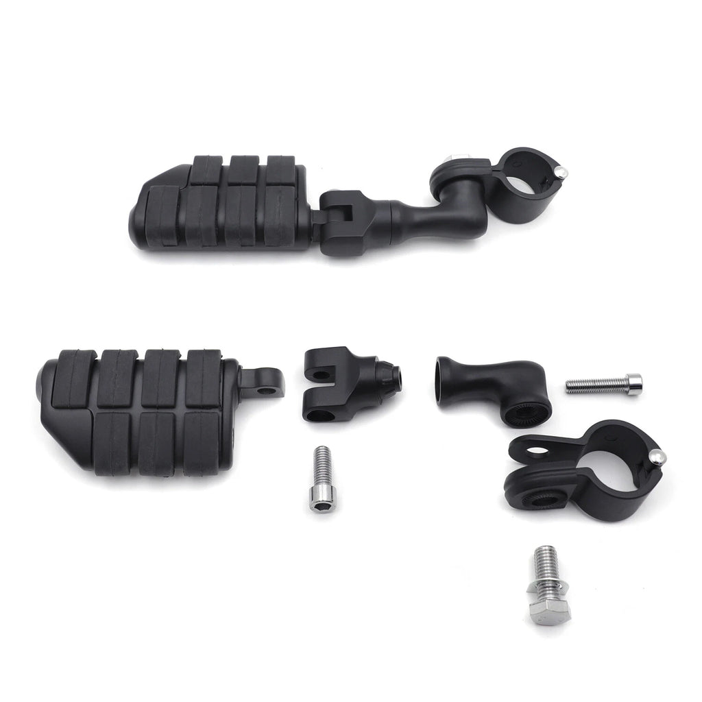 3" Long FootPeg Mounts Clamps for Harley (1.25" Engine Guard)
