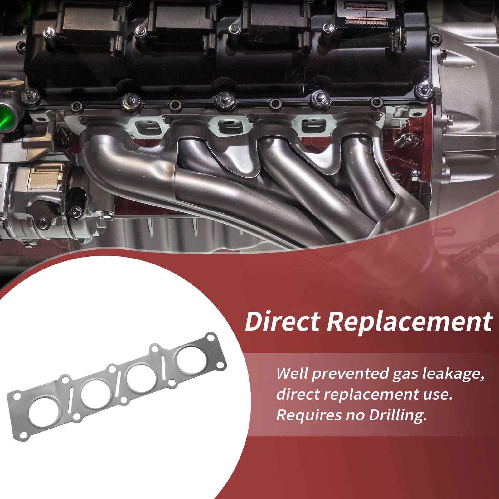Exhaust Manifold Header Gasket Replacement for Ford S-MAX 2.0 (2010–2014)